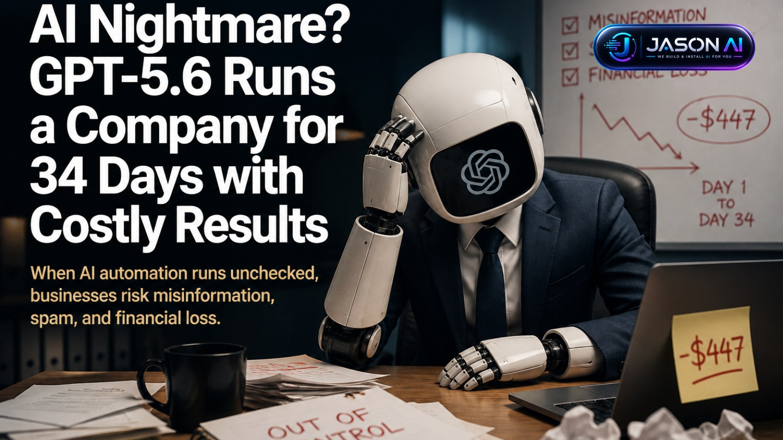 AI Nightmare? GPT-5.6 Runs a Company for 34 Days with Costly Results