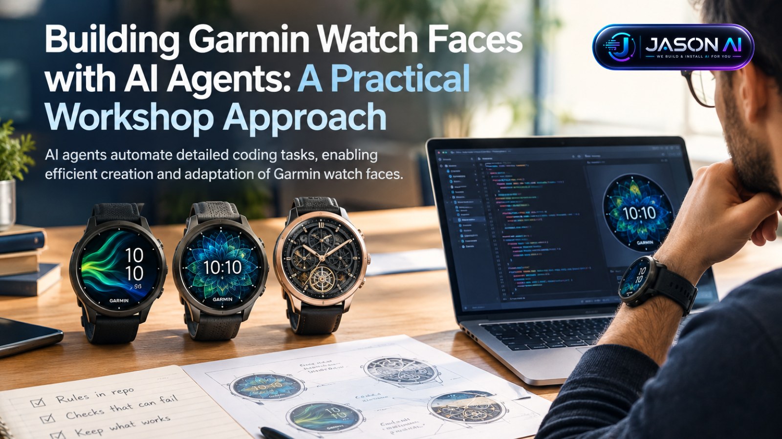Building Garmin Watch Faces with AI Agents: A Practical Workshop Approach