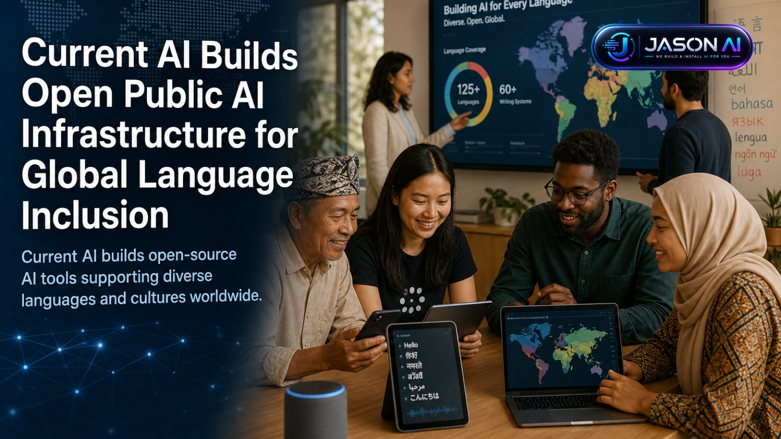 Current AI Builds Open Public AI Infrastructure for Global Language Inclusion