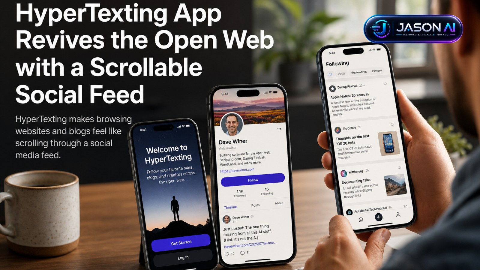 HyperTexting App Revives the Open Web with a Scrollable Social Feed