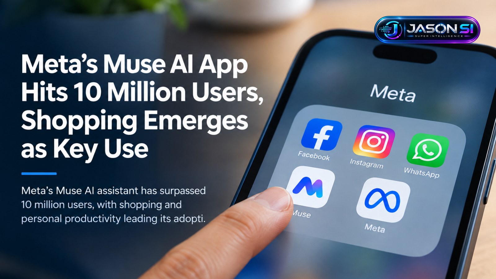 Meta’s Muse AI App Hits 10 Million Users, Shopping Emerges as Key Use