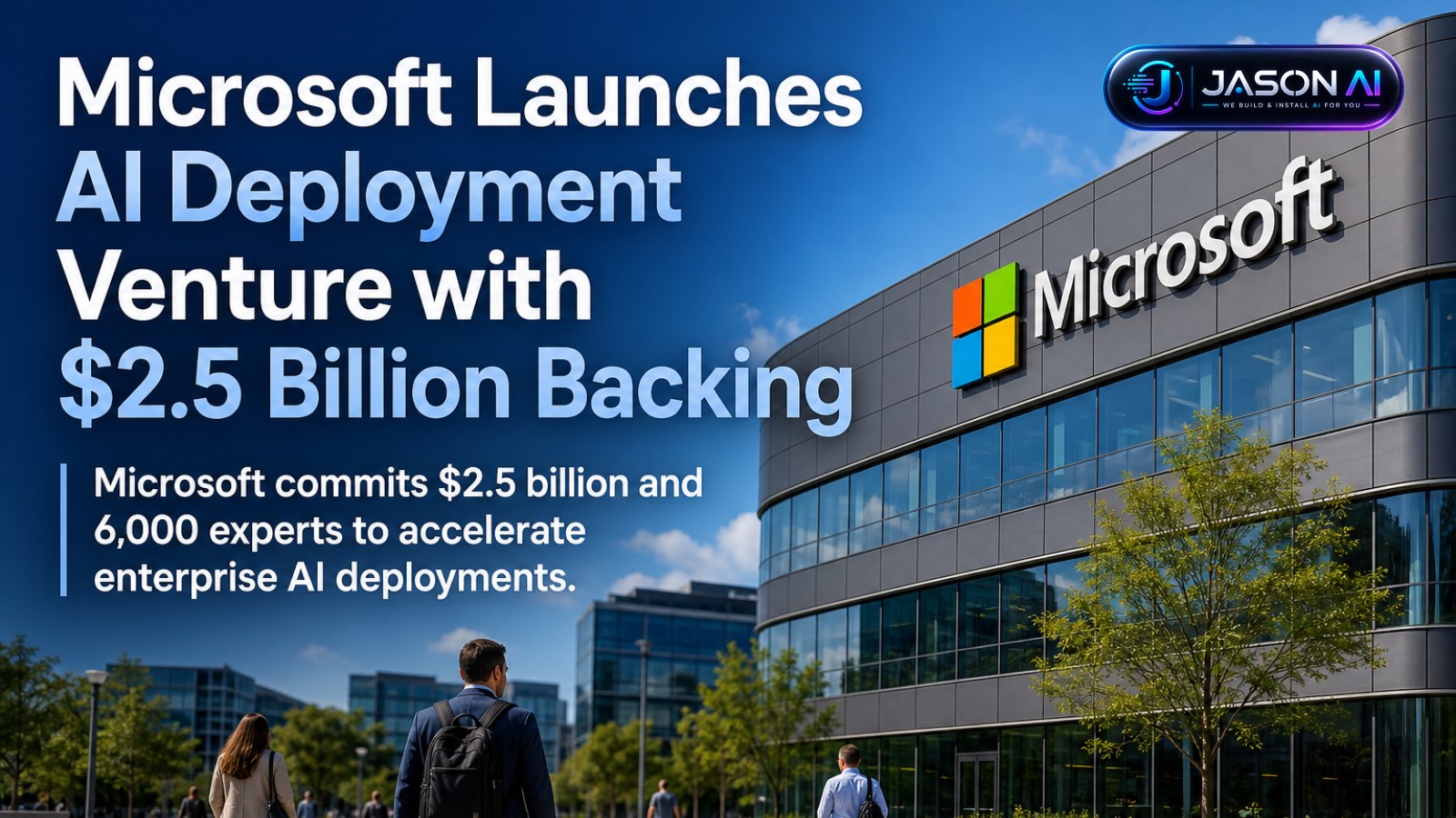 Microsoft Launches AI Deployment Venture with $2.5 Billion Backing