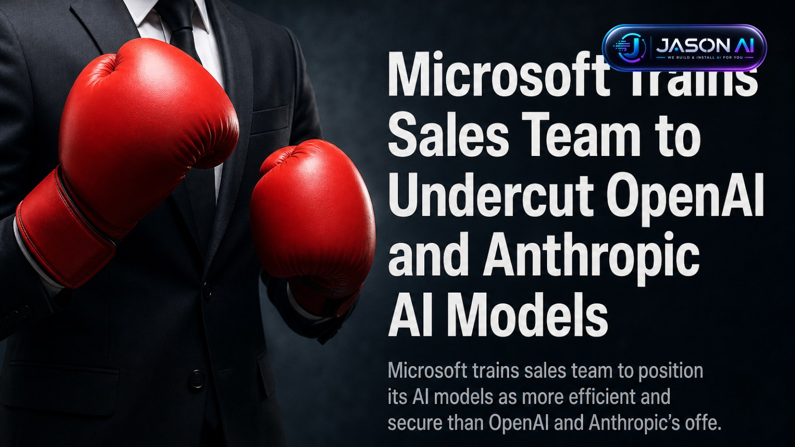 Microsoft Trains Sales Team to Undercut OpenAI and Anthropic AI Models