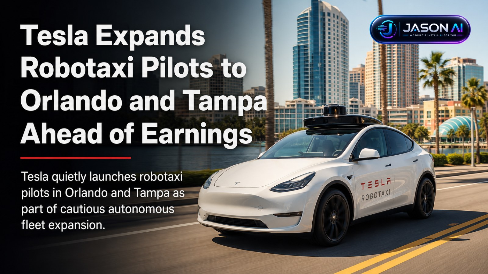 Tesla Expands Robotaxi Pilots to Orlando and Tampa Ahead of Earnings