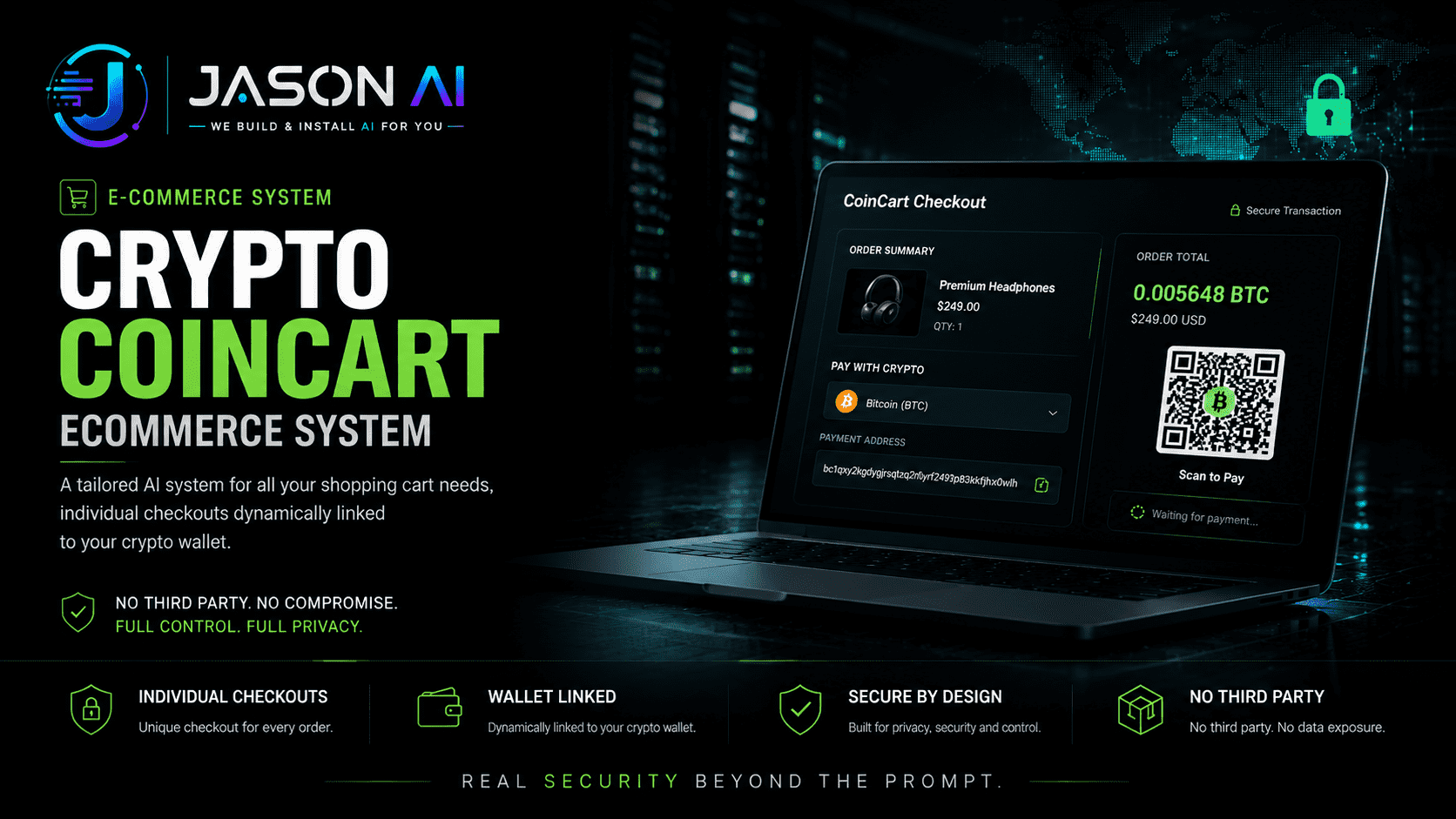 Crypto CoinCart Ecommerce System system view