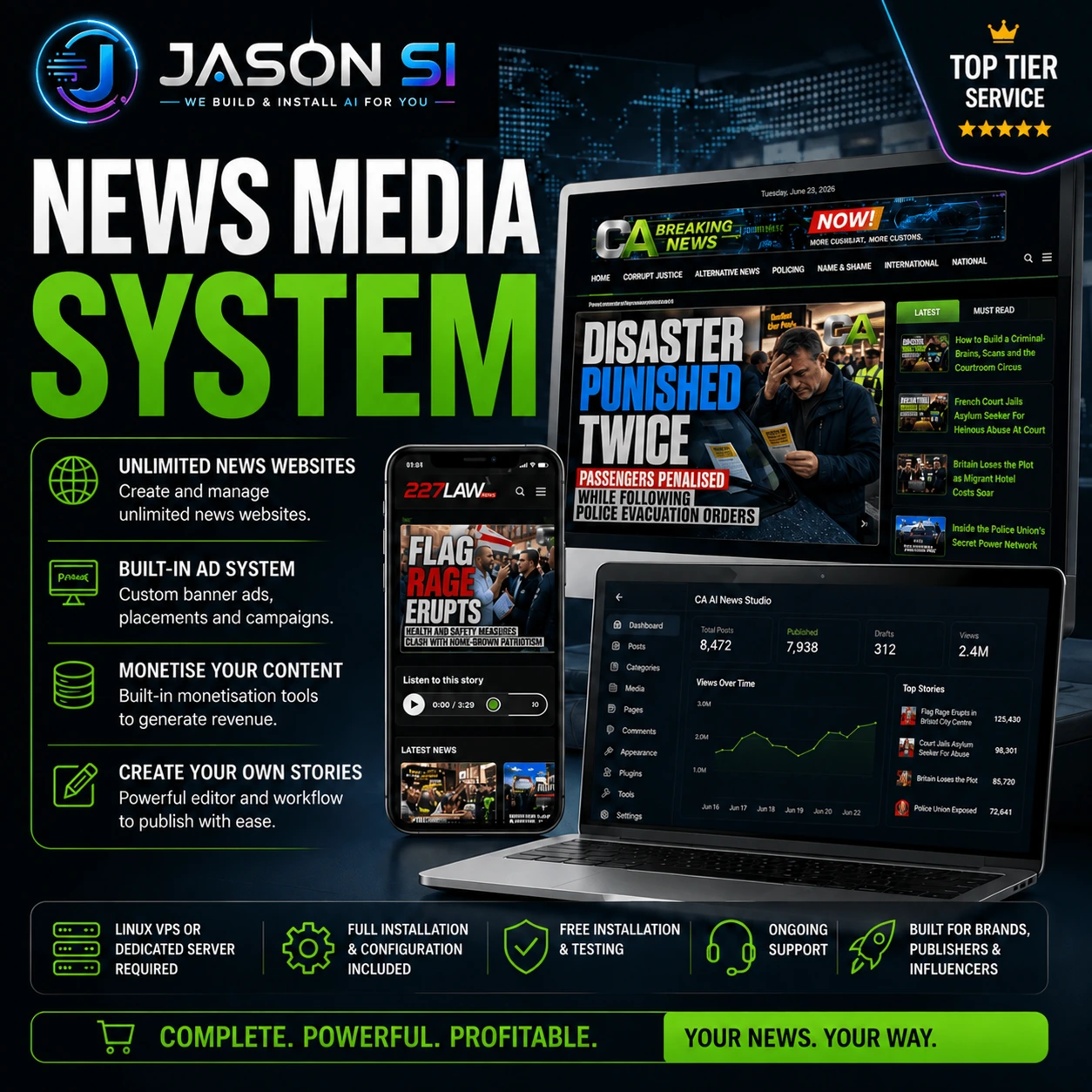 News Media System